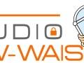 Grafisches Logo mit integriertem Vorhängeschloss-Symbol und stilisiertem, lächelndem Gesicht, passend zu Sicherheits- und Filmthemen.